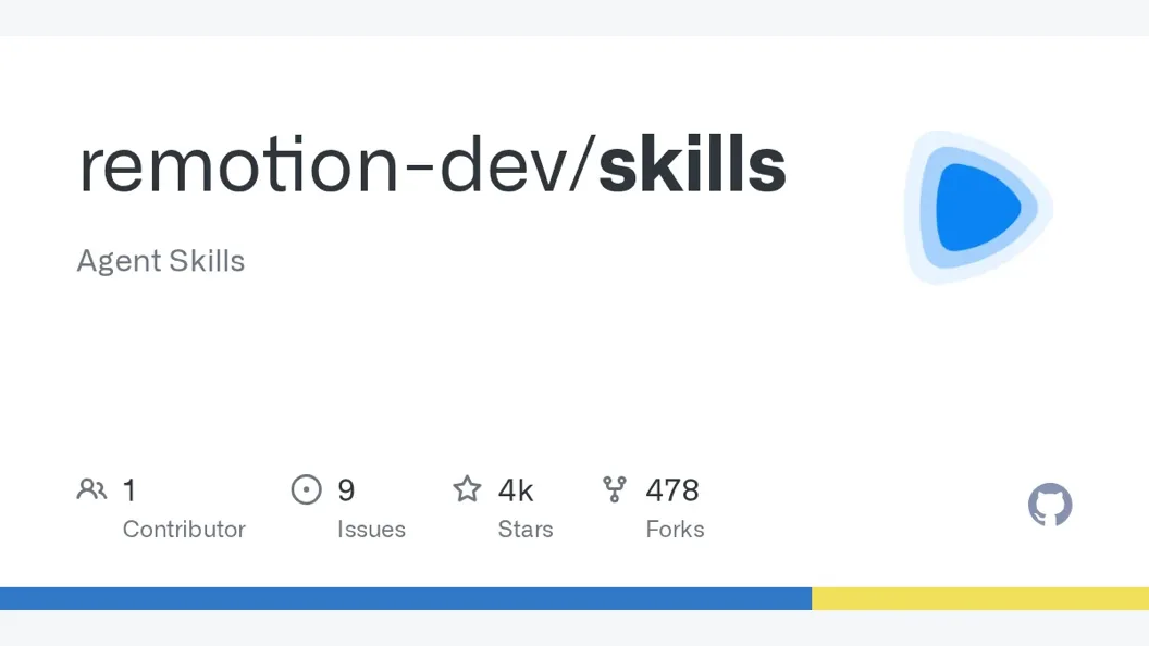 Remotion's Own Twelve Video Skills preview