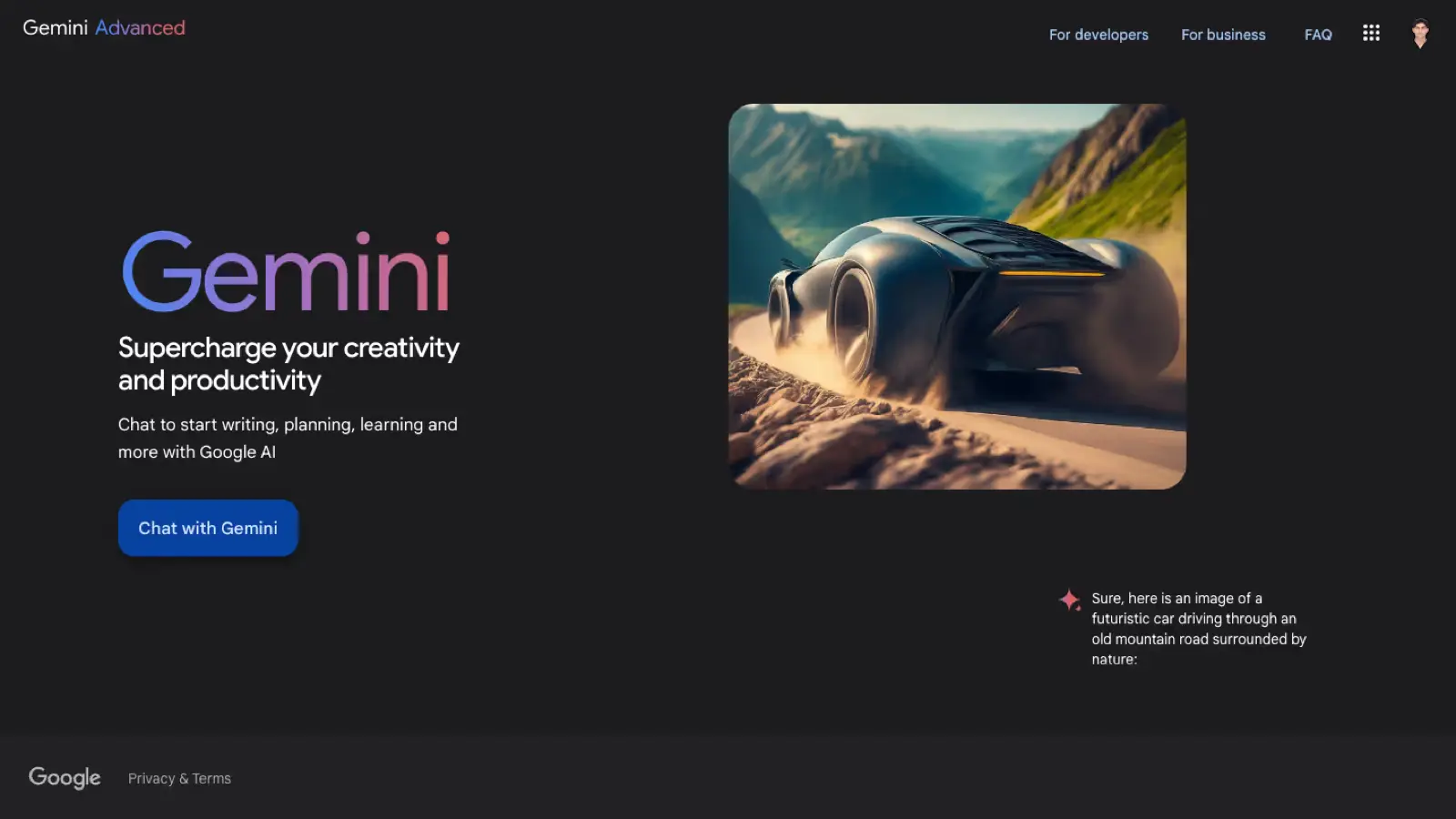 Gemini interface